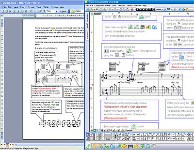 Music Making in MS Word 1.555c