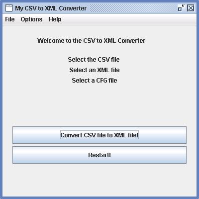 My CSV to XML Converter 1.1