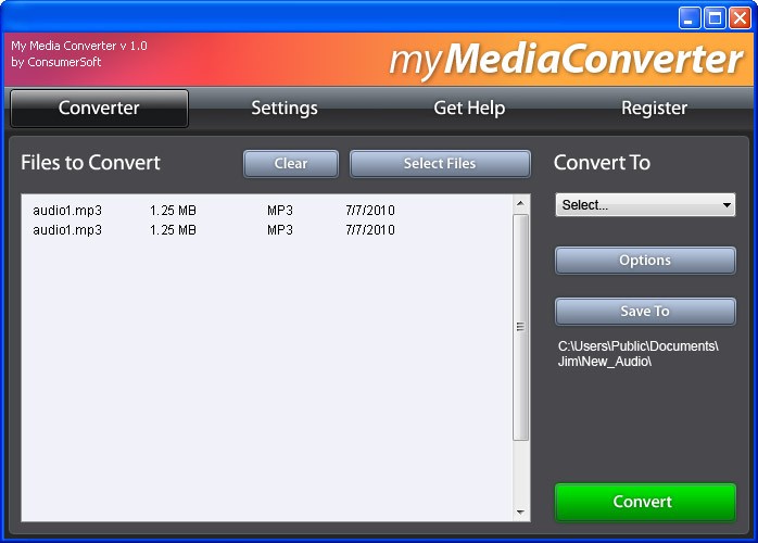 My Media Converter by ConsumerSoft 1.12