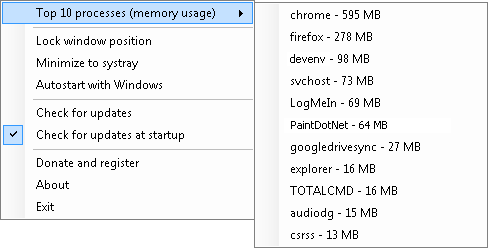 My Memory Monitor 1.02