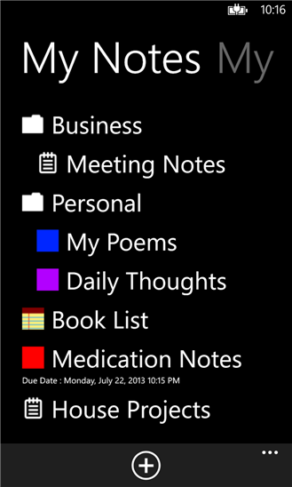 My Notes 1.28.8.0