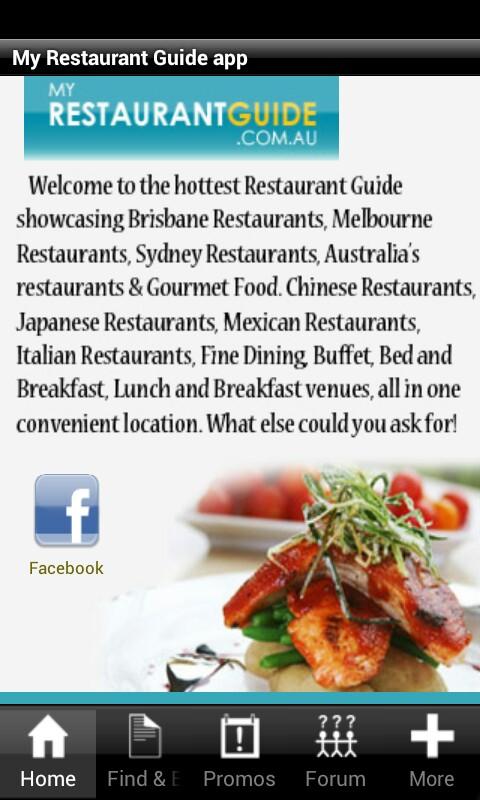 My Restaurant Guide app 1.0.1