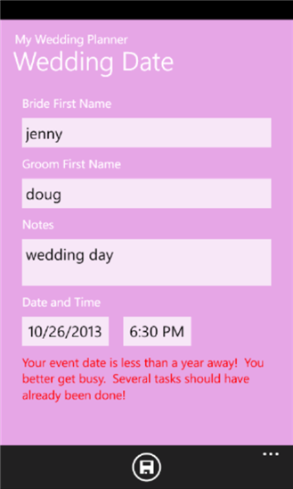 My Wedding Planner 1.1.0.0