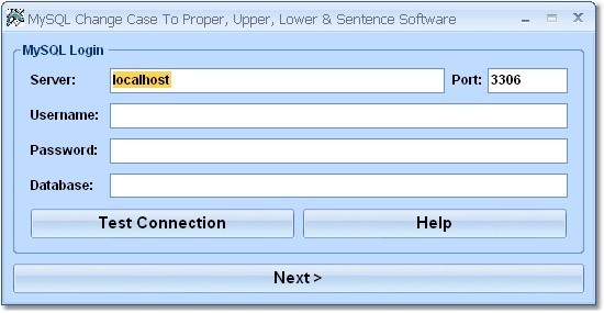 MySQL Change Case To Proper, Upper, Lower & Sentence Software 7.0