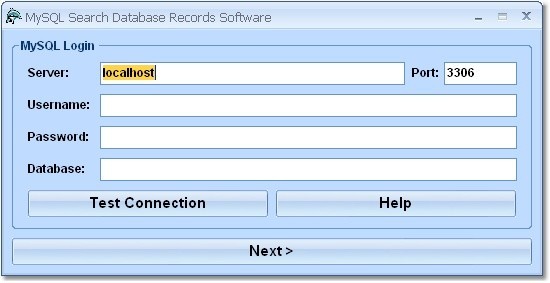 MySQL Search Database Records Software 7.0