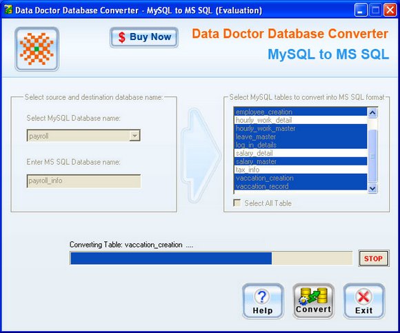 MySQL to Microsoft SQL Converter 2.0.1.5