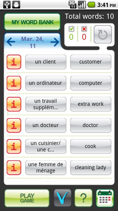 MyWords - Learn French 1.1.2