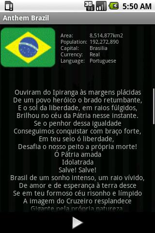 National Anthem Brazil 1.0