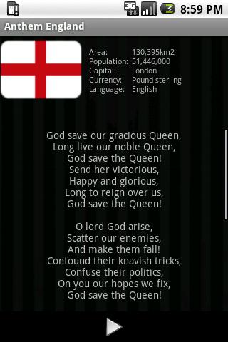 National Anthem England 1.0