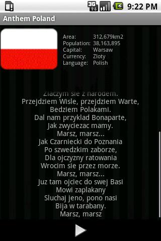 National Anthem Poland 1.0