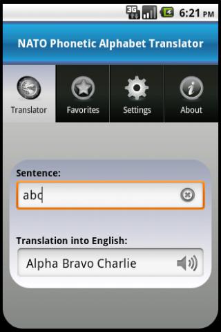 NATO Alphabet Translator 1.2