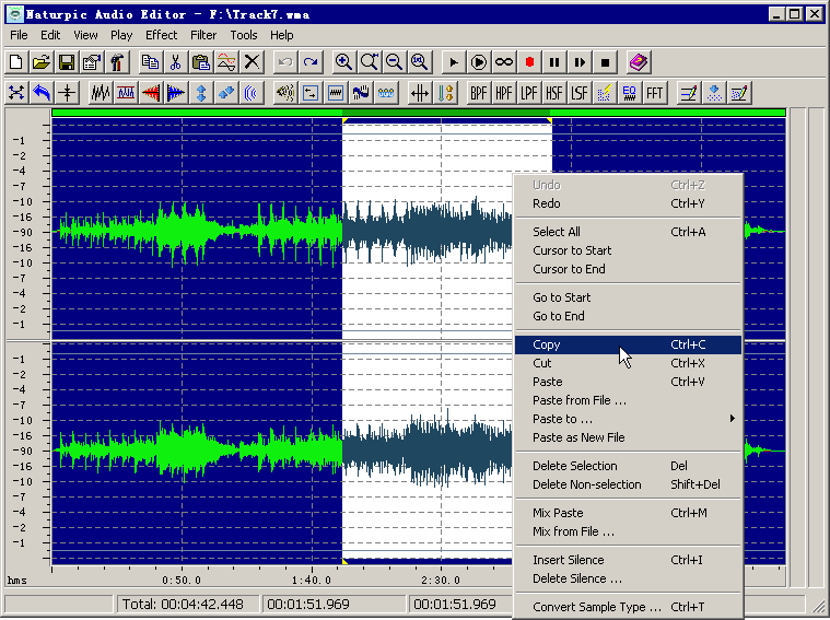 Naturpic Audio Editor 1.20