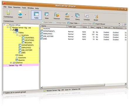 Navicat for Oracle admin (Linux) - Oracle tool for Database Management 10.0.3