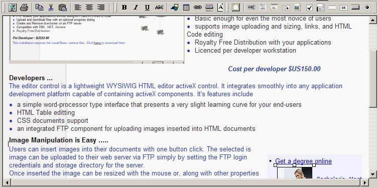 nBit HTML Editor ActiveX 3.1.1
