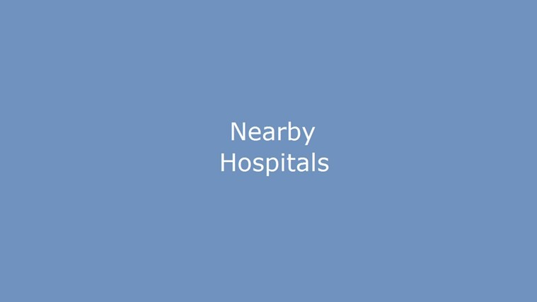 Nearby Hospitals 1.0