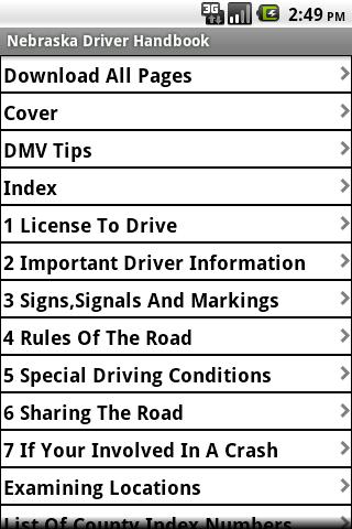 Nebraska Driver Manual 4.1