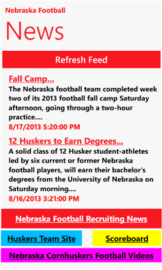 Nebraska Football News 5.0.0.0