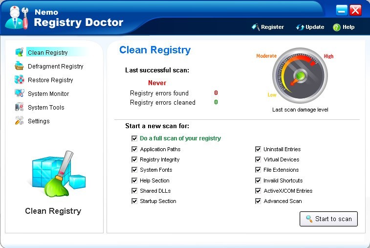 Nemo Registry Doctor 2.0