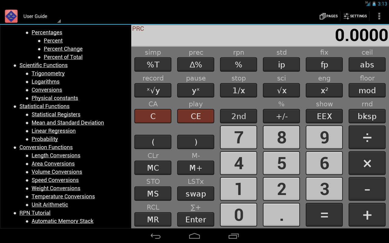 NeoCal Scientific Calculator 2.0.4