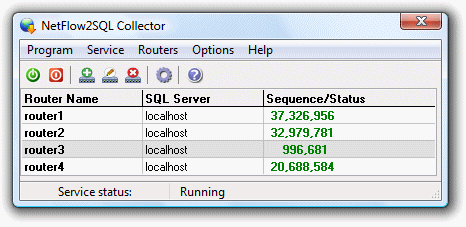 NetFlow2SQL Collector 2.0.1045