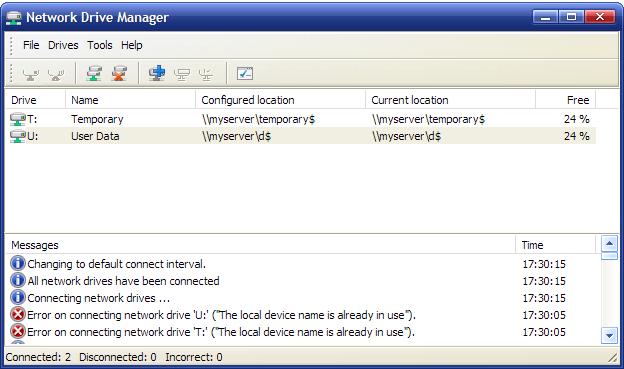 Network Drive Manager 2.5