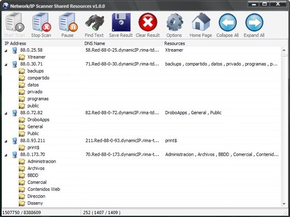 Network IP Scanner Shared Resources 1.1.0