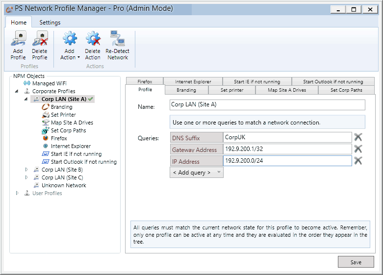 Network Profile Manager 2014 Pro 6.5