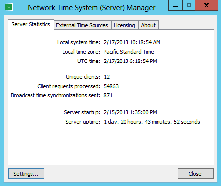 Network Time System 2.0.1