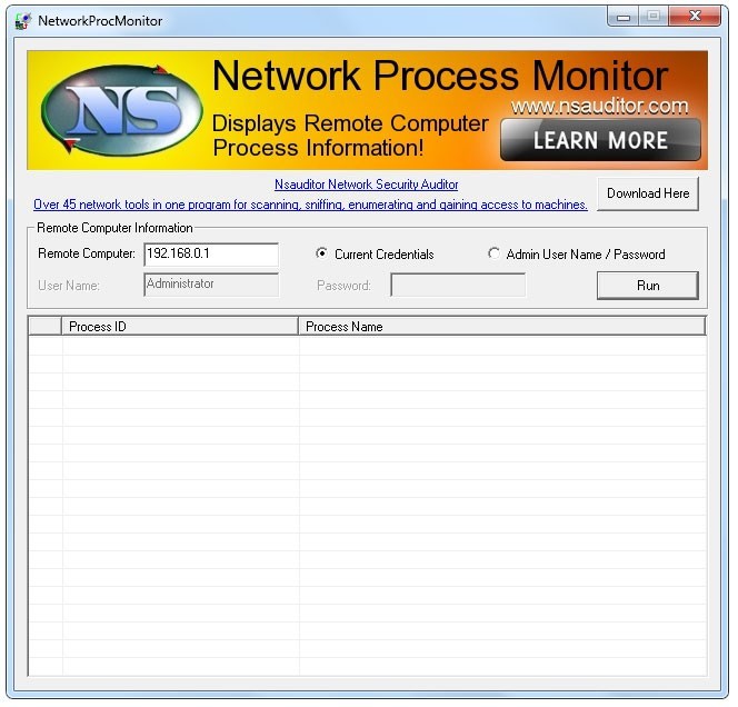 NetworkProcMonitor 1.2.4