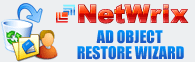 NetWrix Active Directory Object Restore Wizard 3.0.35