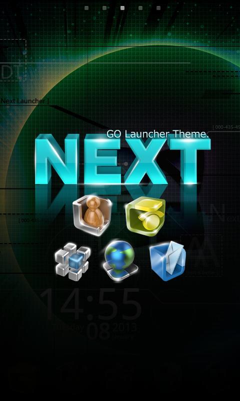 NextCool GO Launcher Theme 1.1