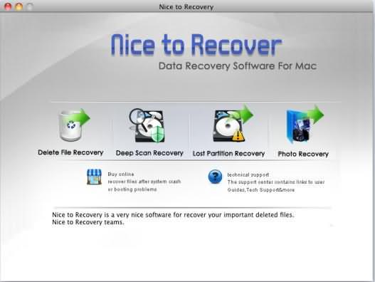 Nice to Recover Data for Mac 2.6.8