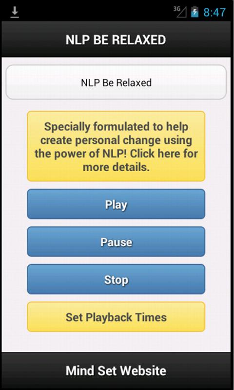 NLP Be Relaxed 1.0.5