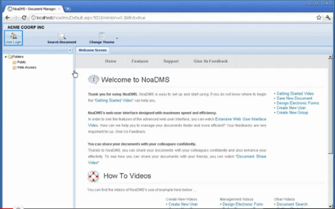 NoaDMS Document Management Software 2.5