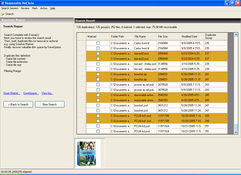 NoClone - Delete duplicate files 4.0