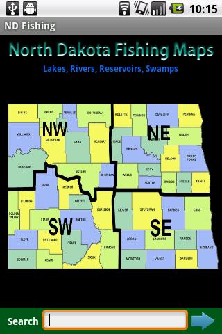 North Dakota Fishing Maps - 2K 1.0