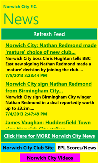 Norwich Football News 5.1.0.0