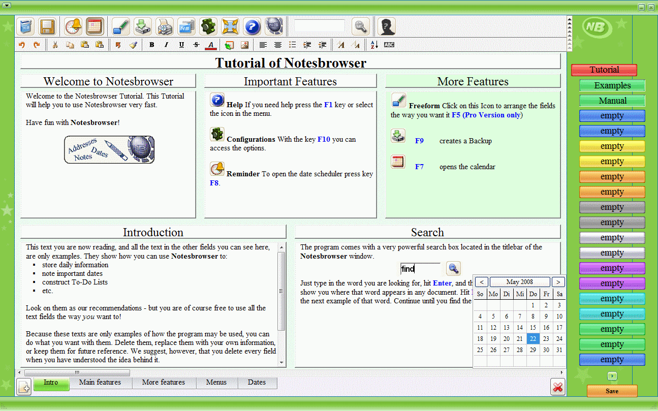 Notesbrowser Freeware 1.35