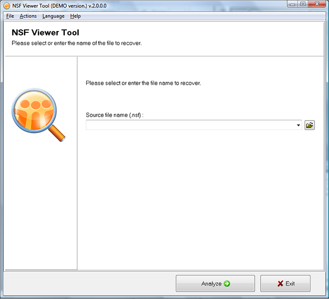 NSF Viewer Tool 2.1.2