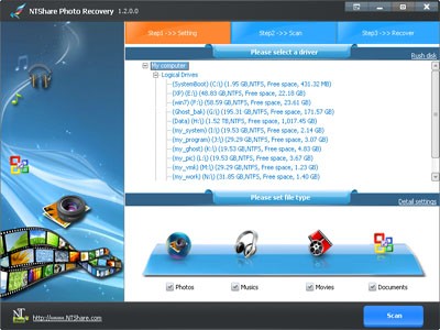 NTShare Photo Recovery 3.5.5