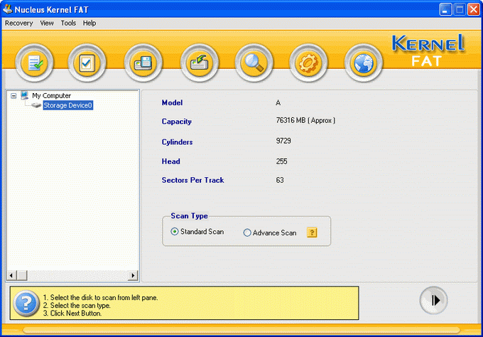 Nucleus FAT Data Recovery 4.03