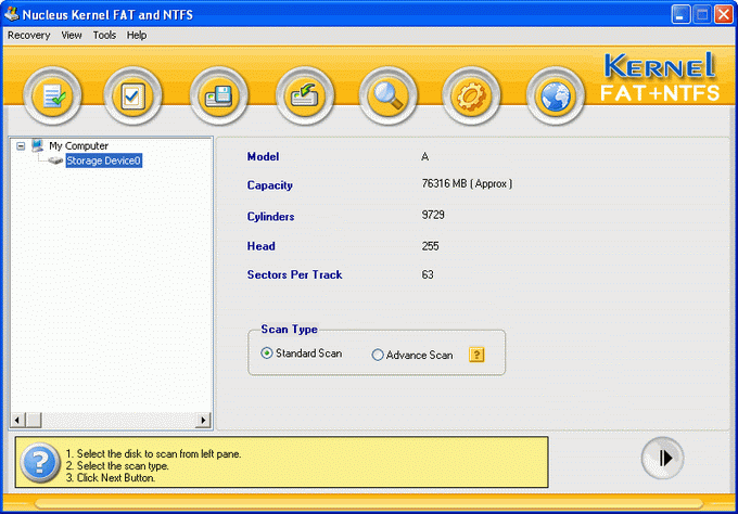 Nucleus FAT NTFS Data Recovery Software 4.03