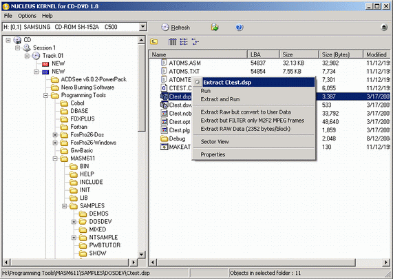 Nucleus Kernel for CD-DVD Data Recovery Software 4.02