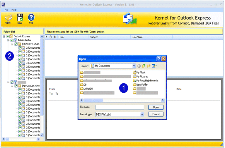 Nucleus Kernel Outlook Express Email Recovery 4.02