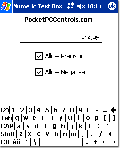 Numeric Text Box Control 1.0