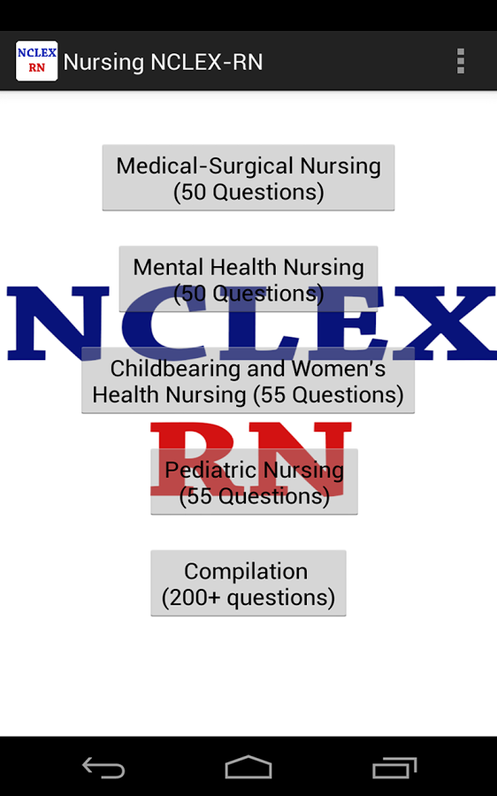 Nursing NCLEX-RN review DONATE 1.2