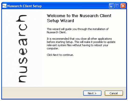 Nusearch Client v1.0