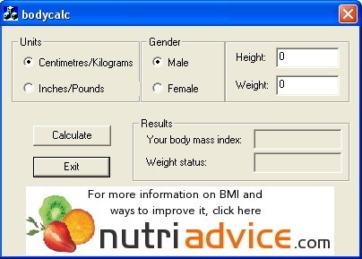 Nutri-Advice BMI calculator 1.0