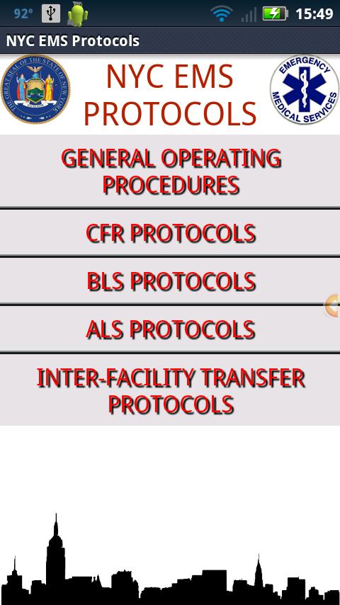 NYC EMS Protocols 2.1.6
