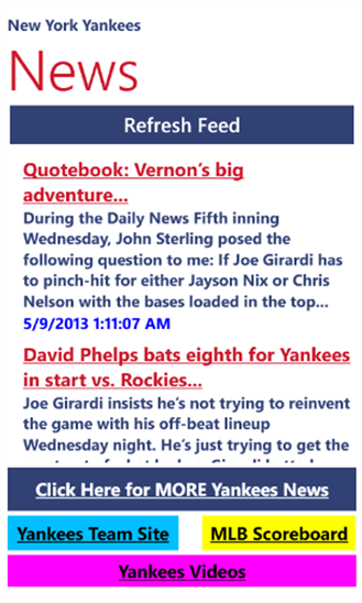 NYY Baseball News 6.0.0.0
